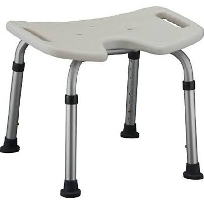 U Shaped Shower Chair Bath Bench Without Back-300 Lbs Cap