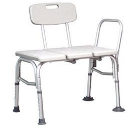 lumex maxi drain transfer bench 350 lbs capacity