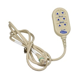 invacare full electric hospital bed hand control ivc pendant