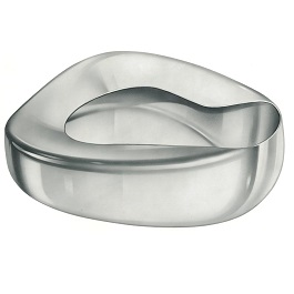 stainless steel adult bedpan 500 lbs cap
