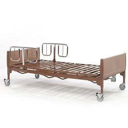 invacare reduced gap heavy duty half length bed railpair