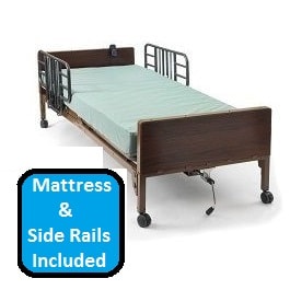 basic semi electric hospital bed package 350 lbs capacity
