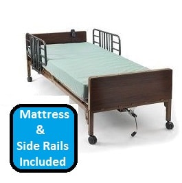 basic full electric hospital bed package 350 lbs capacity