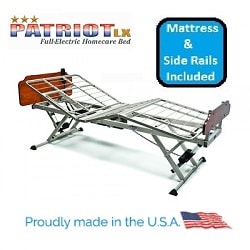 premium patriot multi position adjustable bed pckg 600 lb cap