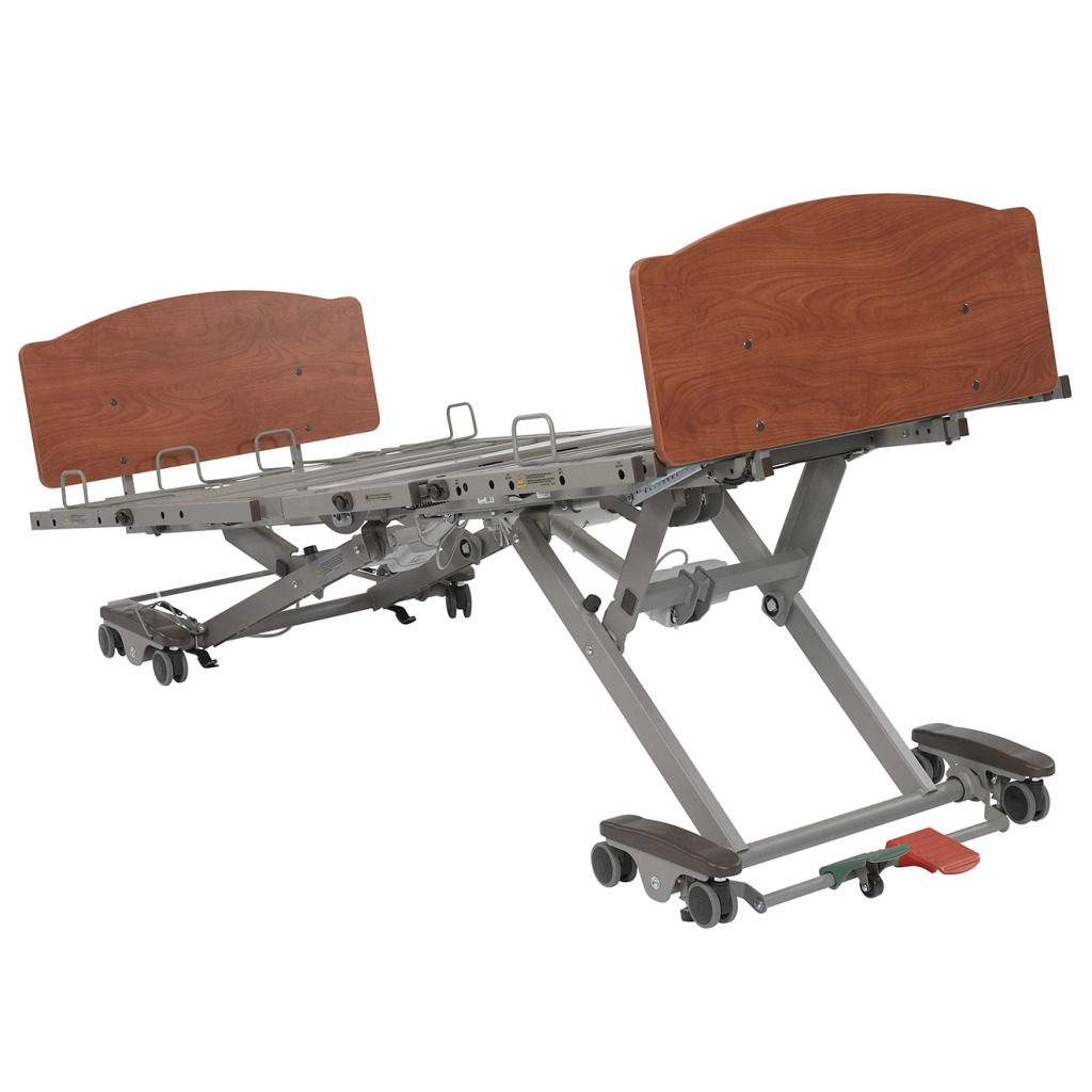 Long Term Care Fully Adjustable Trendelenburg Low Bed