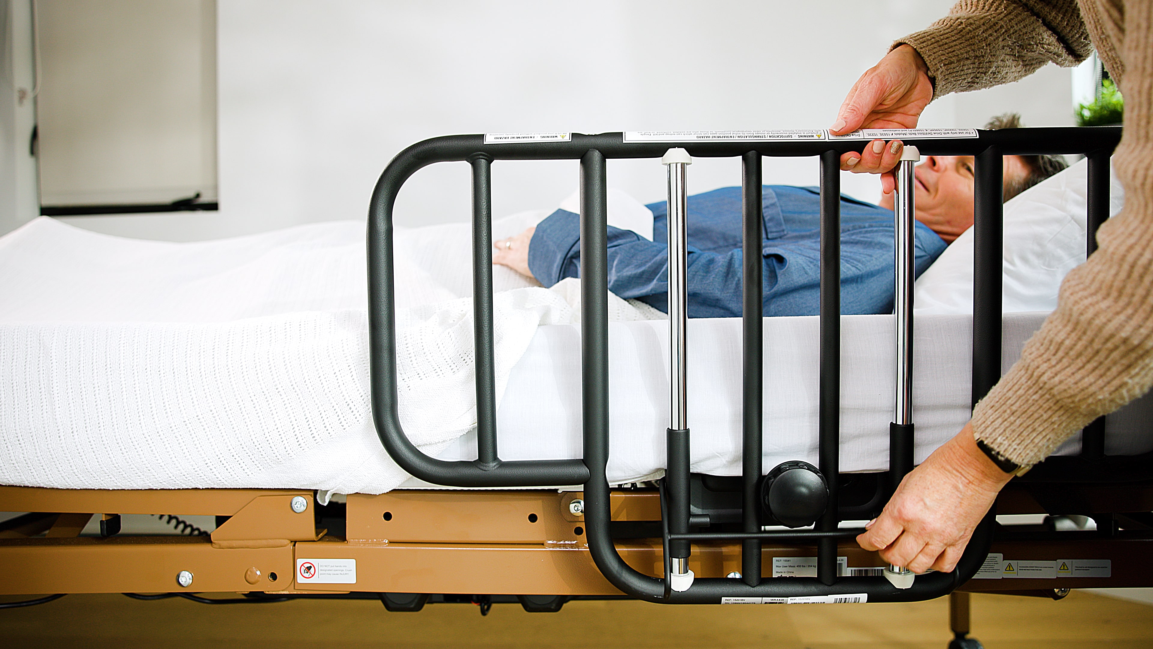 Economy Full Electric Bed With Rails & Mattress (Bed Package)