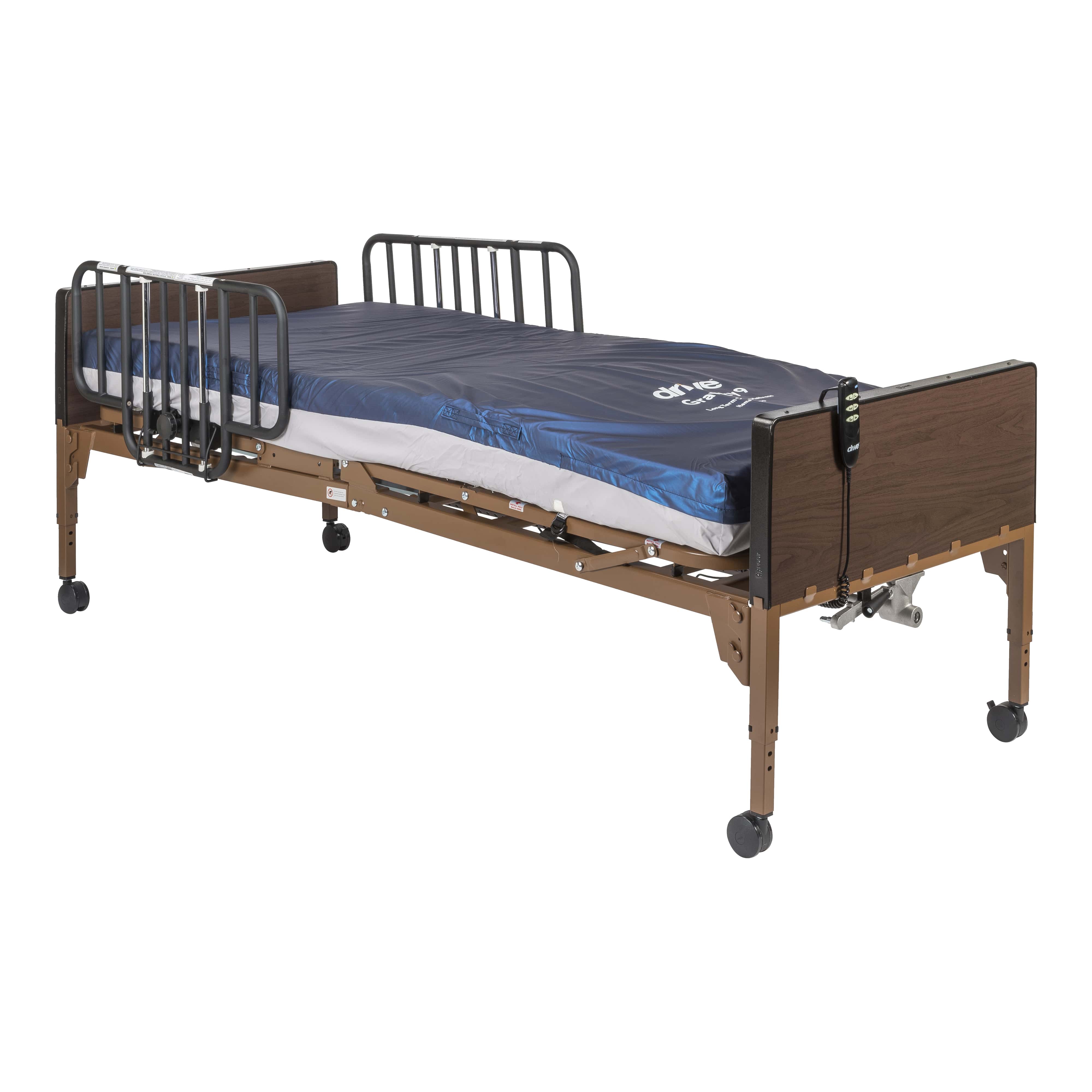 Economy Full Electric Bed With Rails & Mattress (Bed Package)