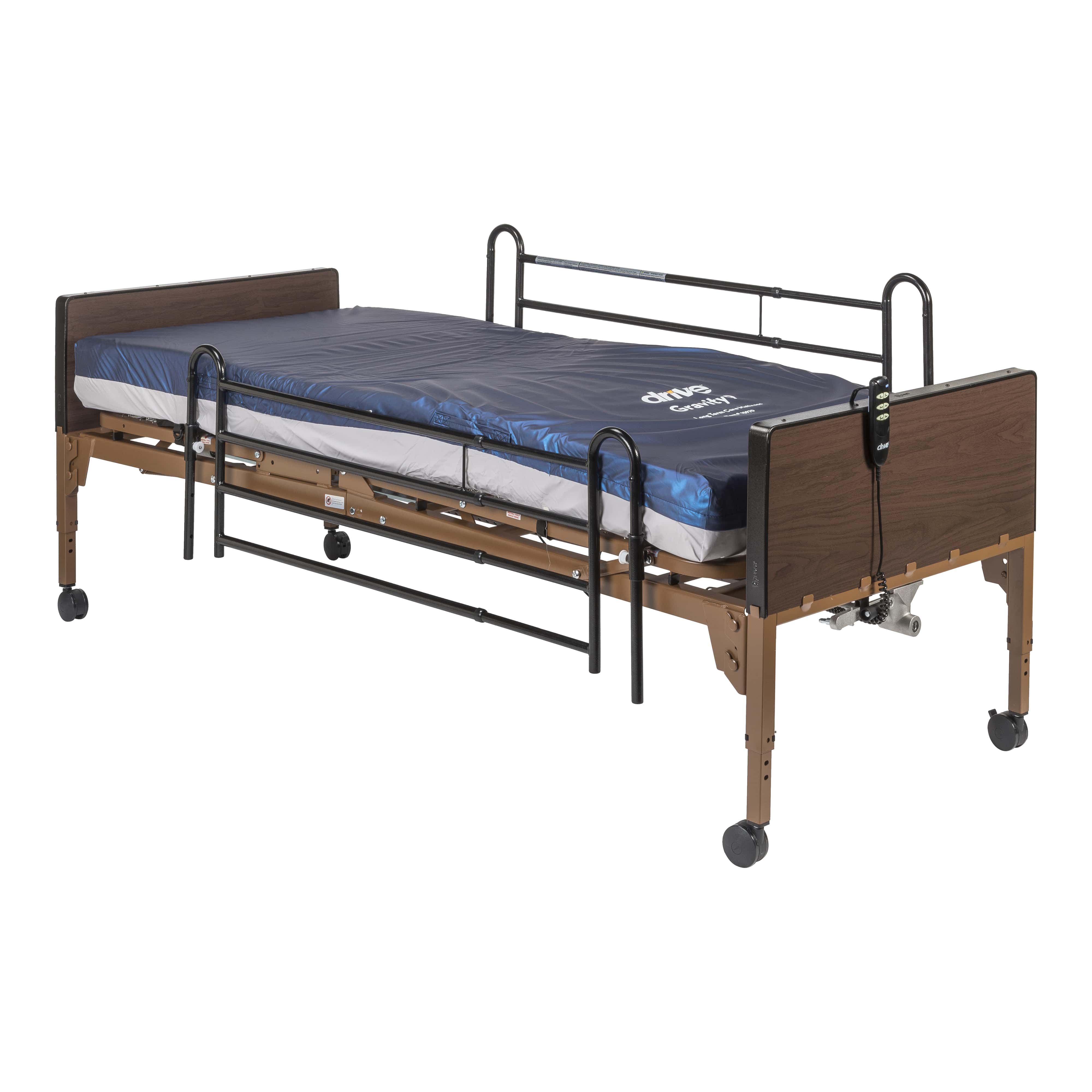 Economy Full Electric Bed With Rails & Mattress (Bed Package)
