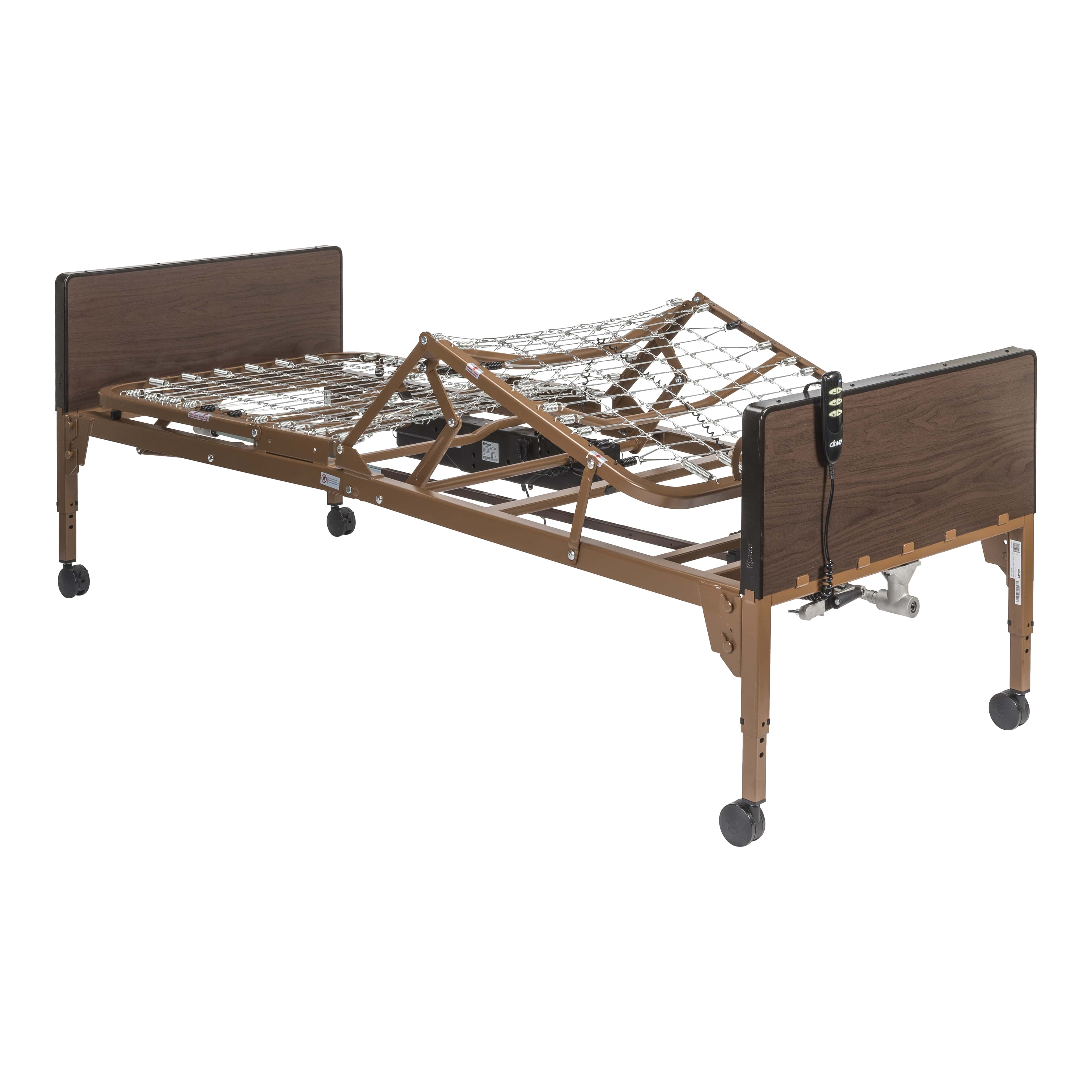 Economy Full Electric Bed With Rails & Mattress (Bed Package)