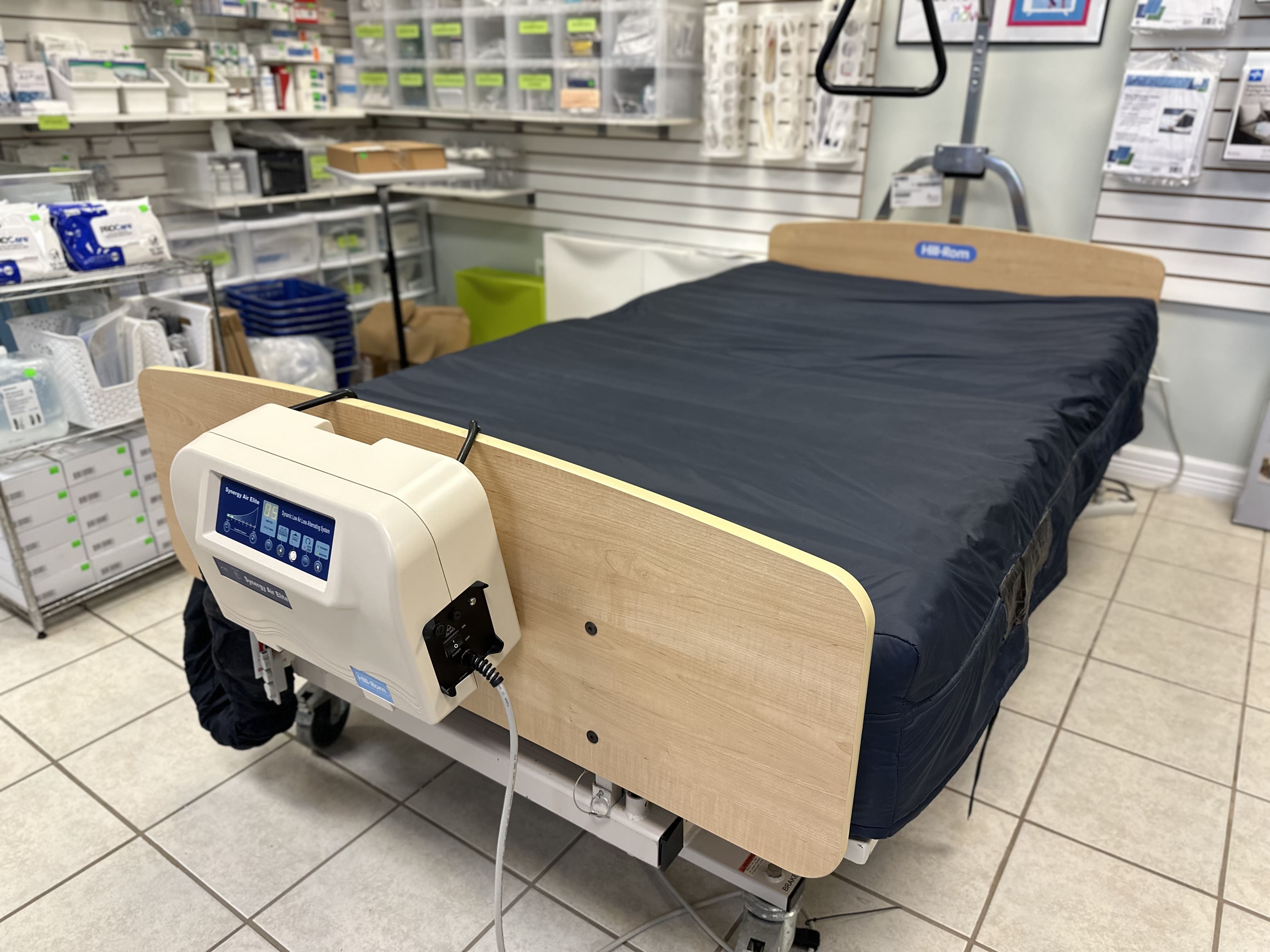 Hillrom Bariatric 48" Hospital Bed with Dynamic Low Air Loss Alt