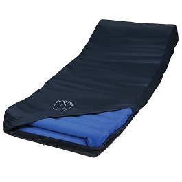 alternating pressure low air powered mattress and pump 400 lbs cap