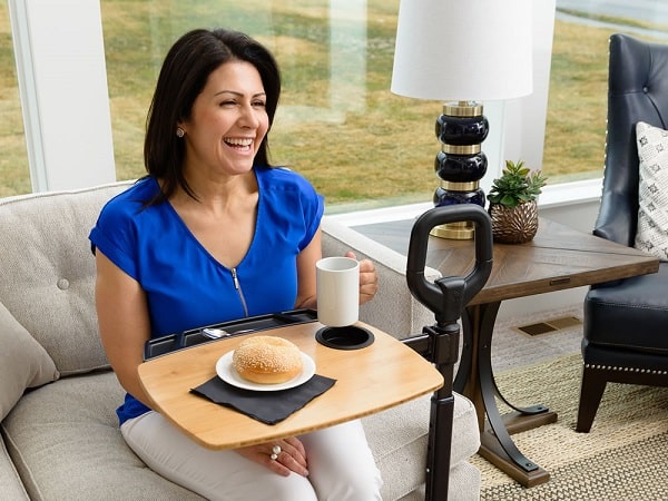 Couch Cane With Swivel Tray