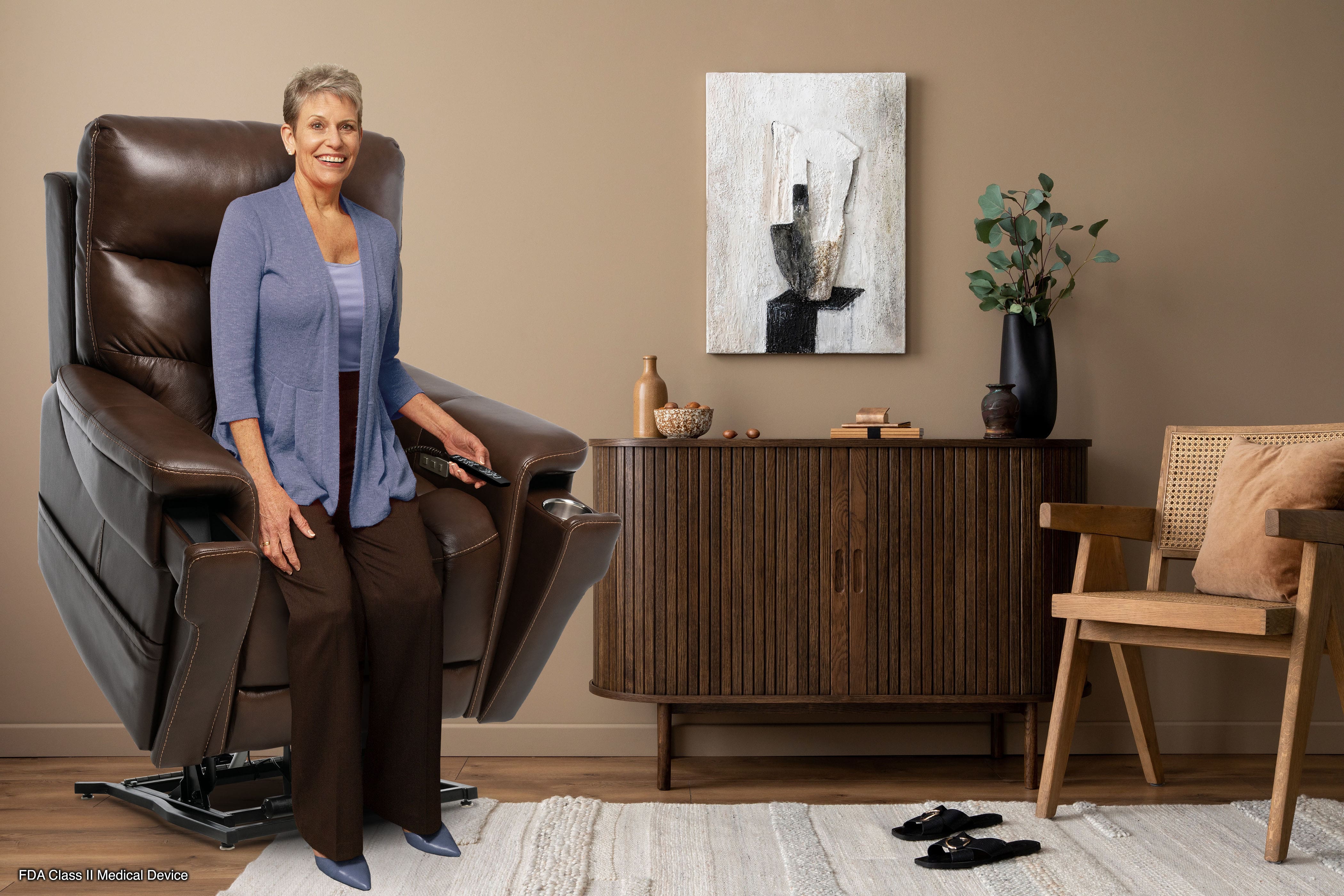 Ultra VivaLift Power Recliner Lift Chair With Heat & Massage