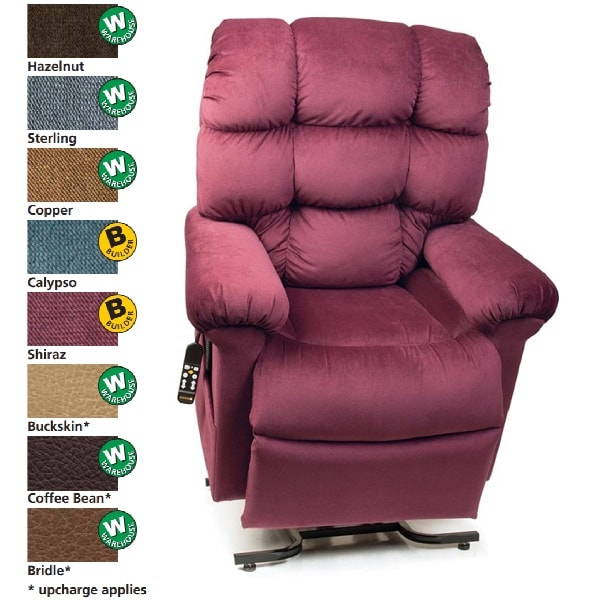 19" Zero Gravity Cloud with MaxiComfort Reclining Lift Chair-375Lbs Cap