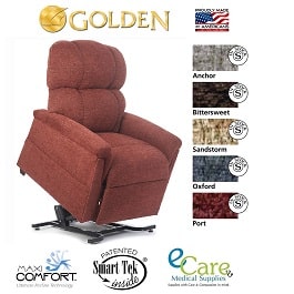 Medium XWide Heavy Duty Maxi Comfort Zero Gravity Lift Chair in Houston TX by Golden Technologies