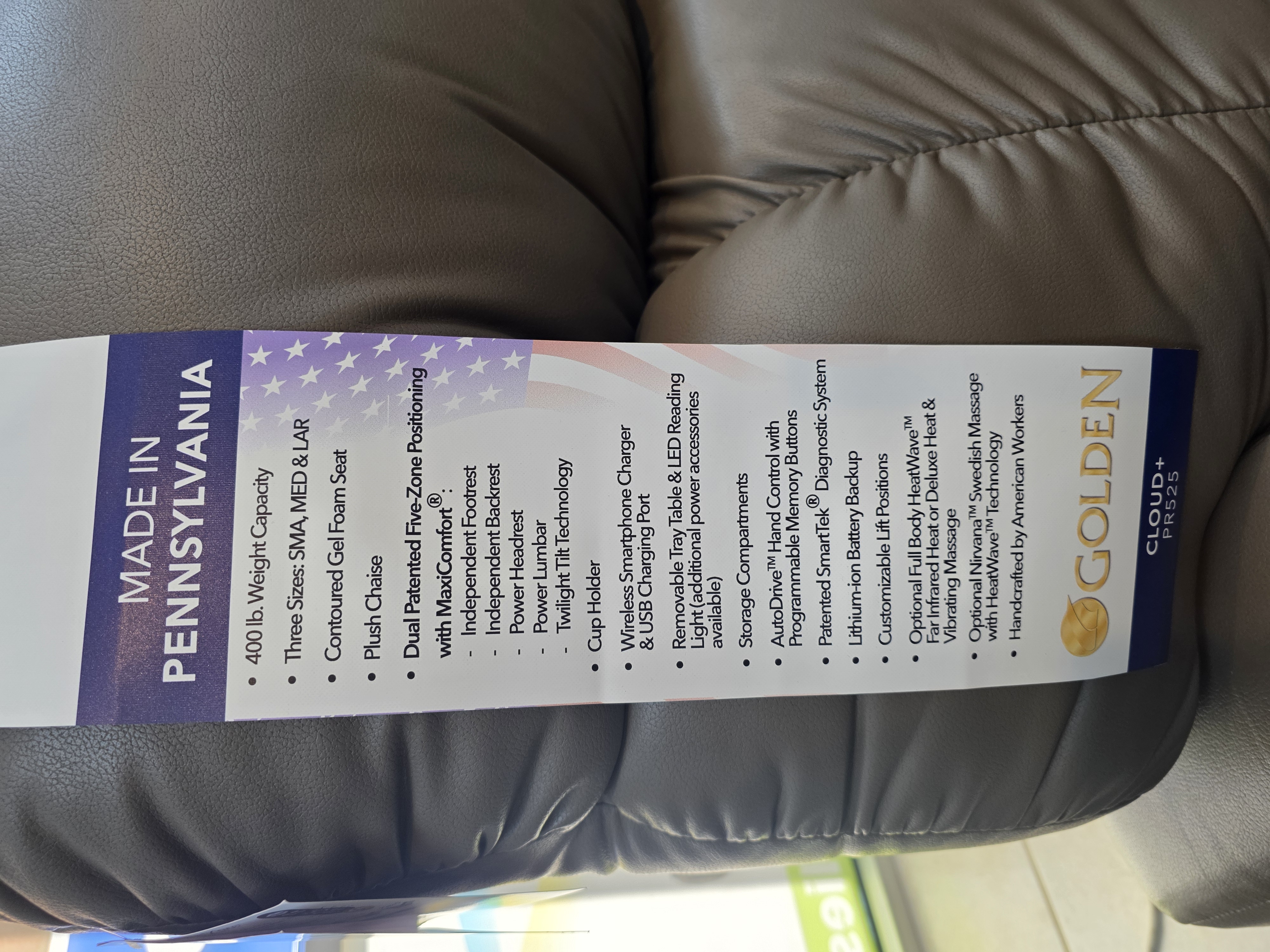 Cloud+ Brisa Twilight With Nirvana Massage Heatwave Tech
