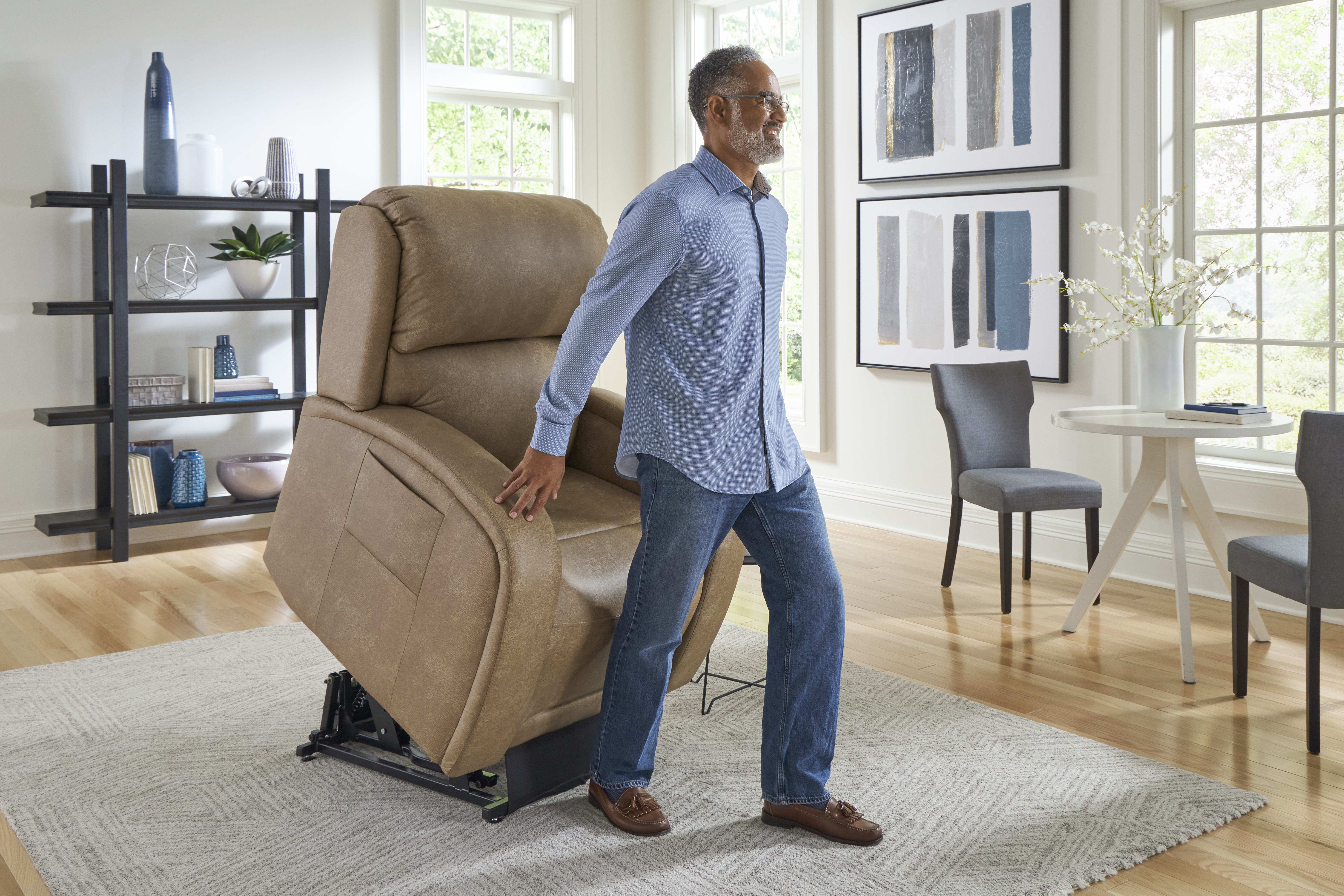 EZ Sleeper With Twilight PR761 in Microsuede