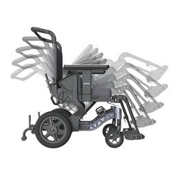 manual tilt in space wheelchair extra wide heavy duty back