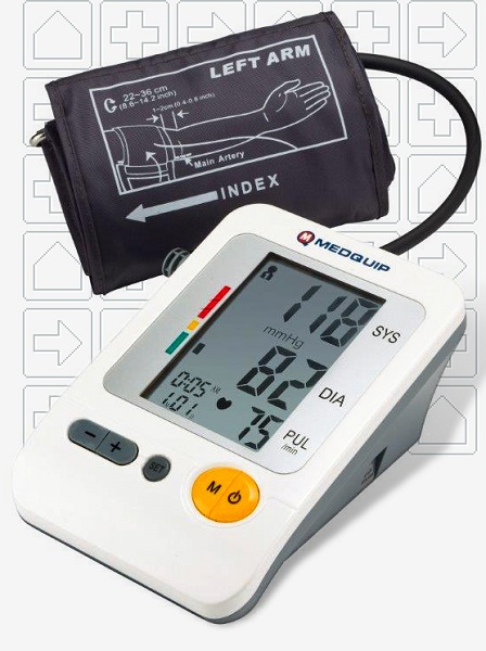 Deluxe Automatic Upper Arm Blood Pressure Monitor