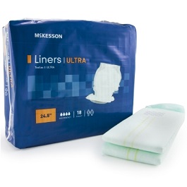 incontinence liner 245 inches heavy absorbency disposable cs72 count