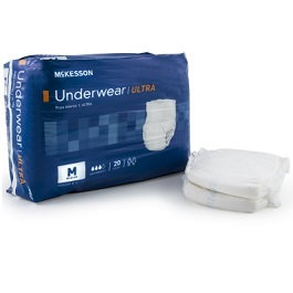 heavy absorb underwear mckesson pull on medium size cs80 count