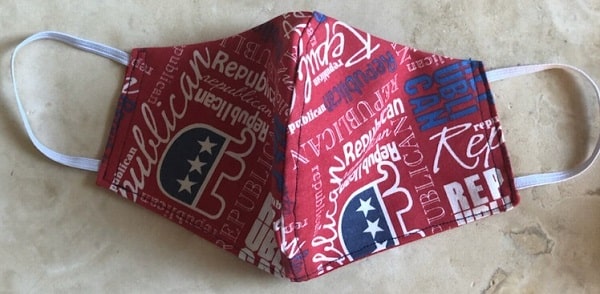 USA Made Polyester & Washable Face Mask