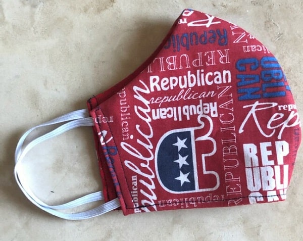 USA Made Polyester & Washable Face Mask