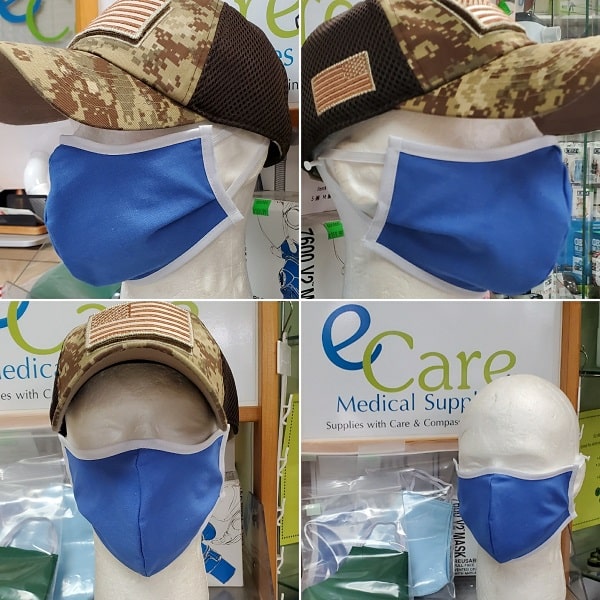 USA Made Polyester & Washable Face Mask - 1 Count