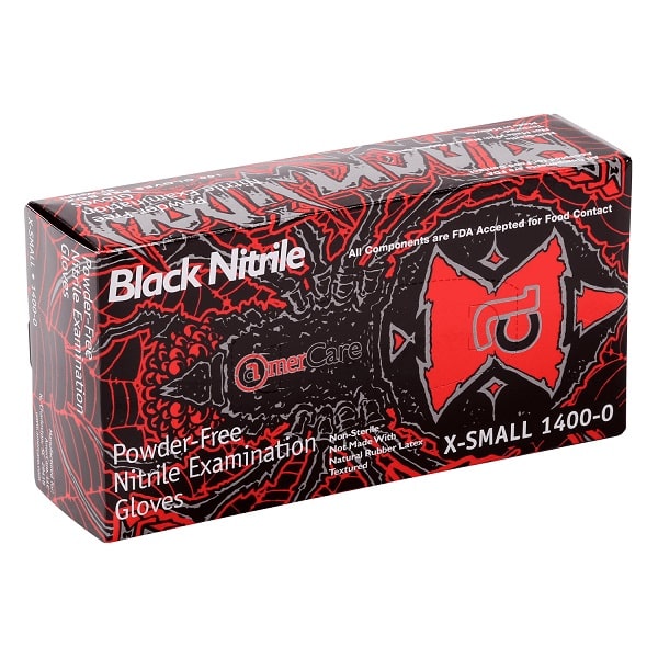 Nitrile Black Widow Gloves