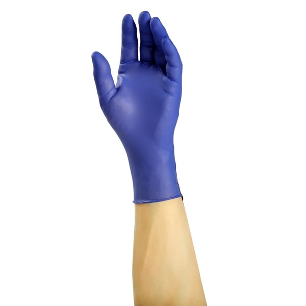 Exam Grade Grape Grip Nitrile Gloves Medium Powder Free - 100 Co