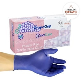 exam grade nitrile gloves xlarge powder free 100 count