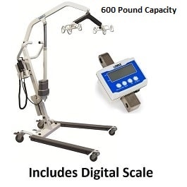 easy lift electric hoyer lift digital scale 600 lb cap