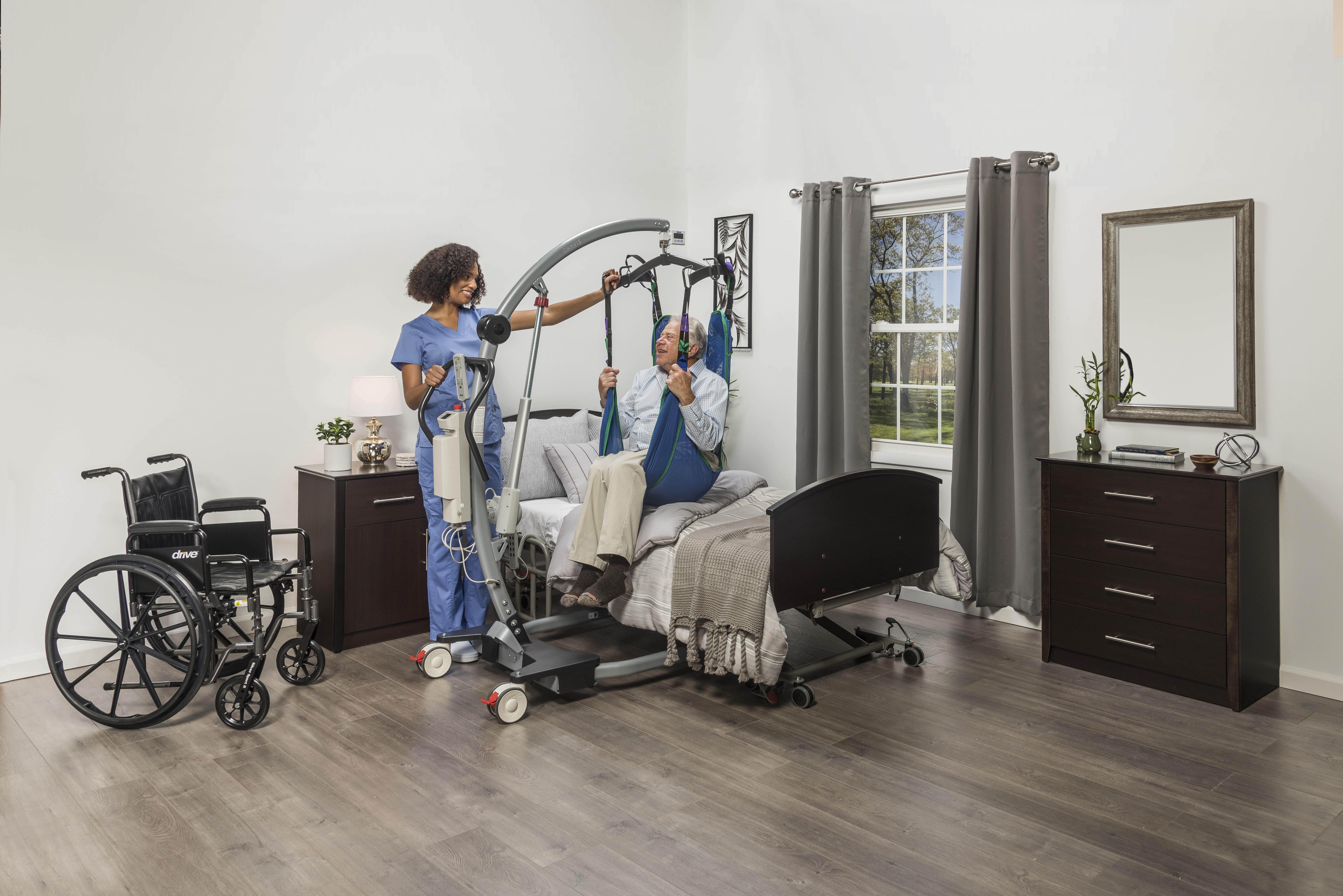 Bariatric Patient Hoyer Patient Floor Lifts & Hoyer - 600 Lbs Cap