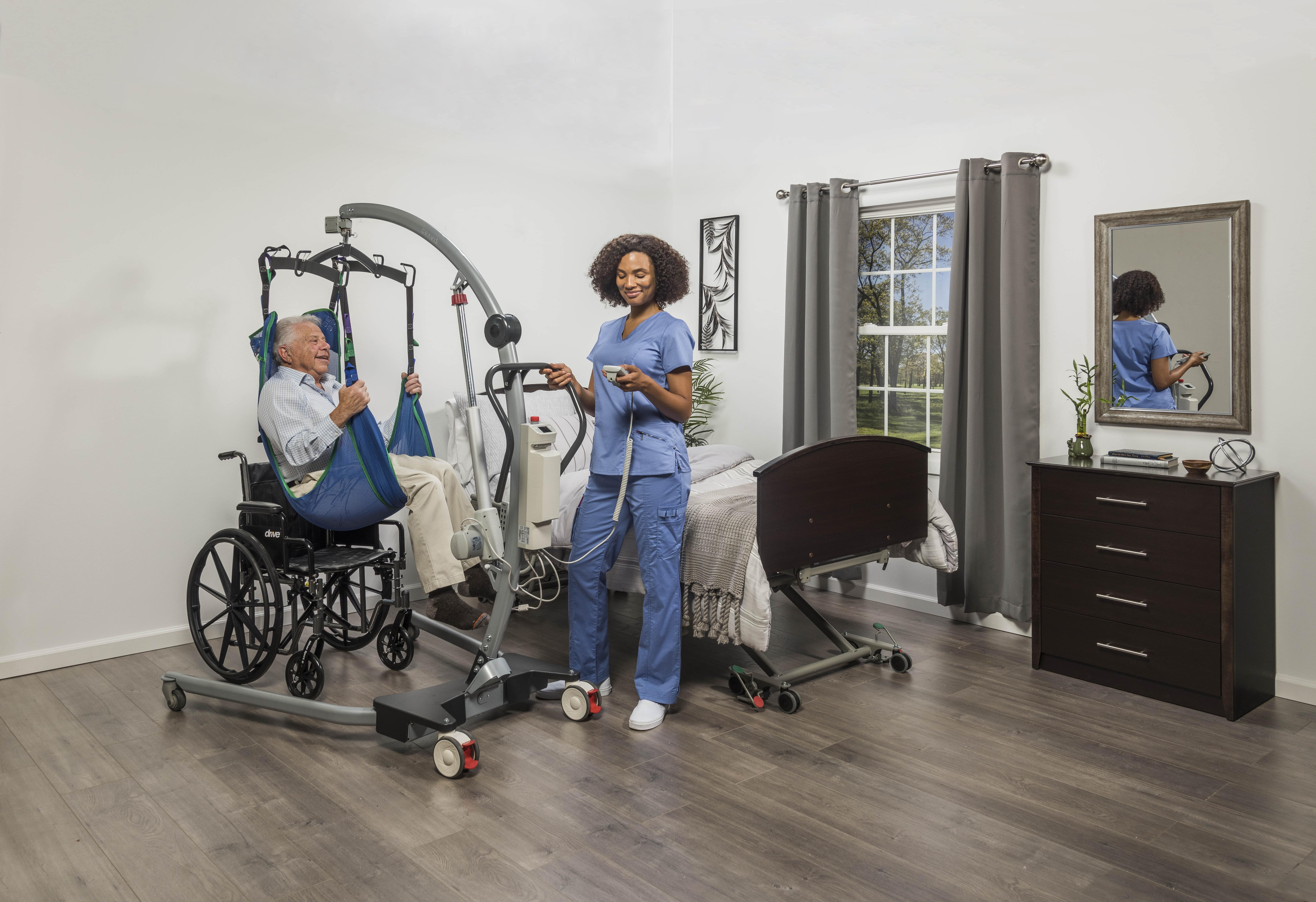 Bariatric Patient Hoyer Patient Floor Lifts & Hoyer - 600 Lbs Cap