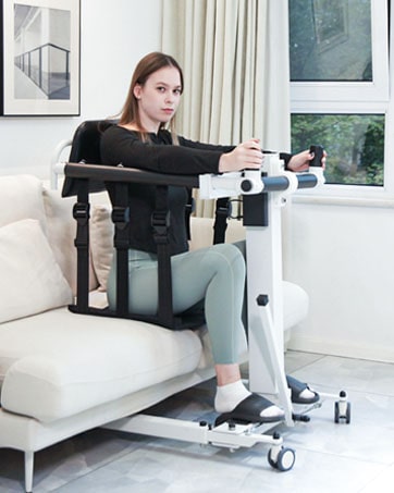 Electric Patient Transfer Lift Chair - Portable & Foldable