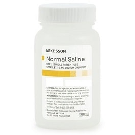 normal sterile saline water solution 1000 ml