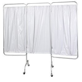 3 Panel Portable Privacy Screen & Room Divider - Casters in Houston TX by Drive Medical