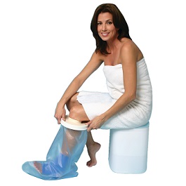 first aid lower leg cast protector