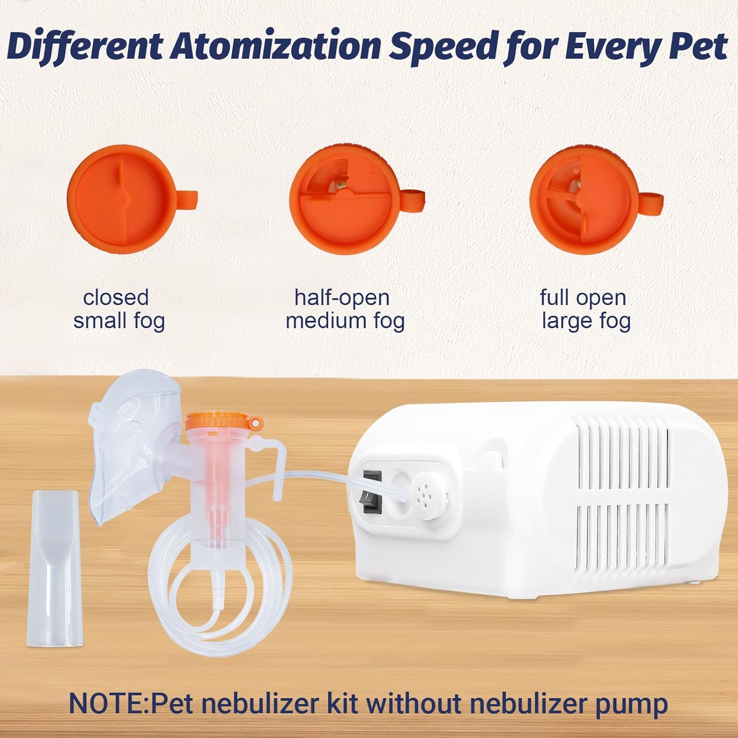 Pet Nebulizer Kit - Hose and Adapters for Oxygen Chambers