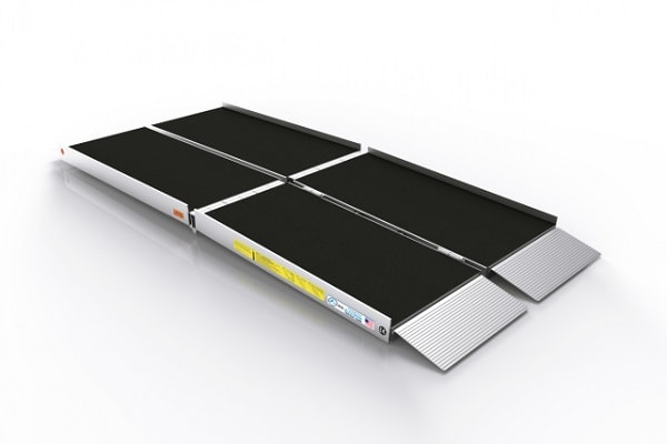6' Portable TriFold Aluminum Ramp With Slip Resistance Surface-8