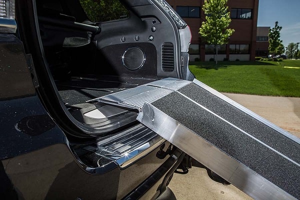 6' Portable TriFold Aluminum Ramp With Slip Resistance Surface-8
