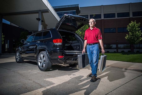 6' Portable TriFold Aluminum Ramp With Slip Resistance Surface-8