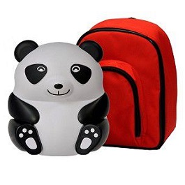 pediatric panda nebulizer pacifier and storage bag