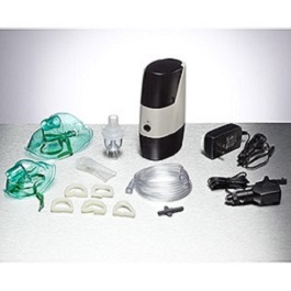 portable nebulizer compressor and kit rechargable battery