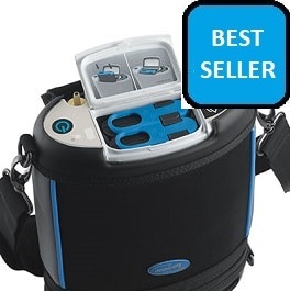 portable lite oxygen machine weights 498 lbs 2 batteries