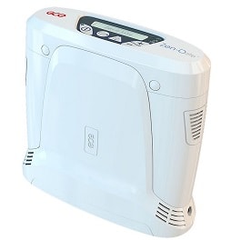 zen o lite travel oxygen machine two batteries