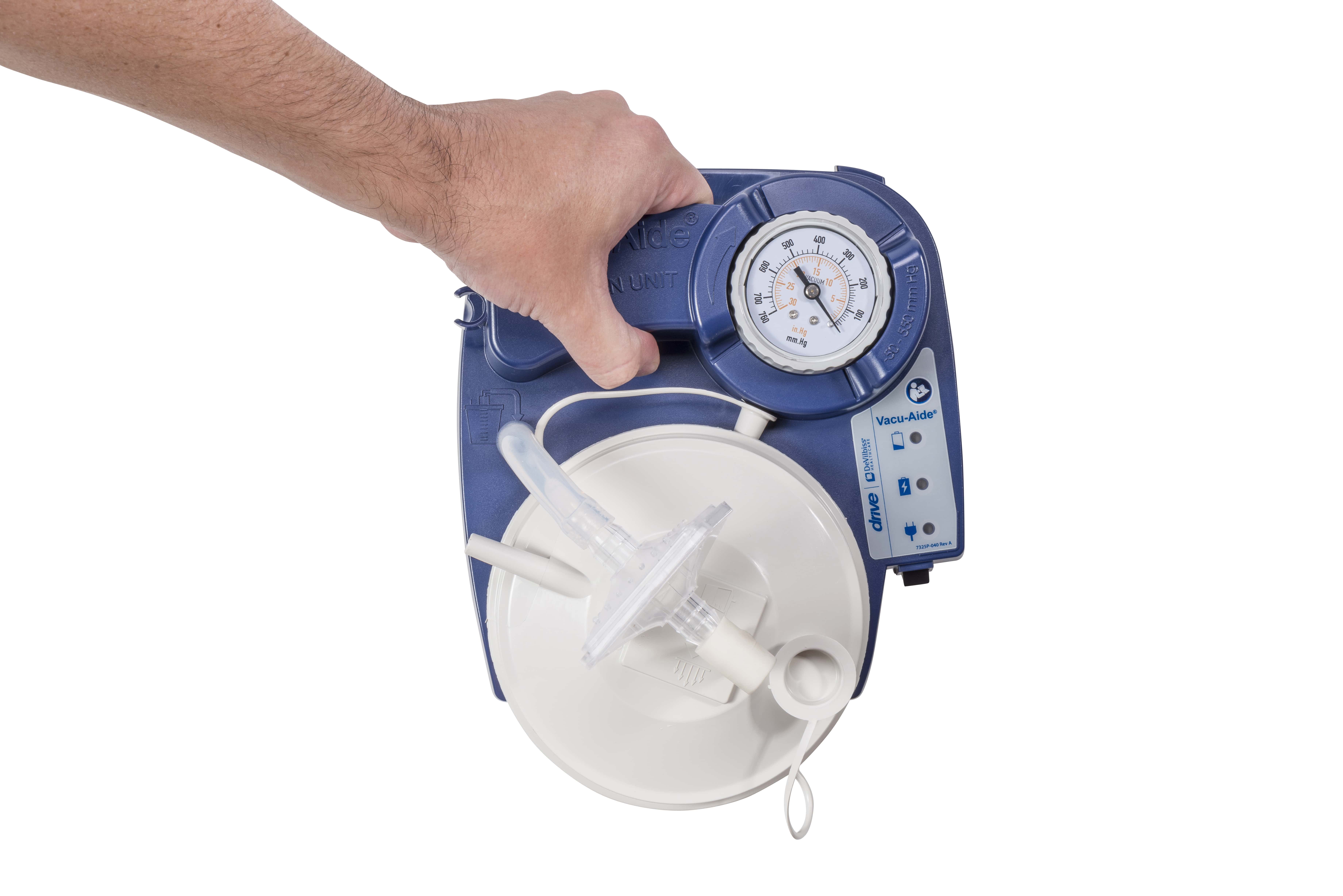 Portable Vacu-Aide Suction Machine With Lithium Batteries