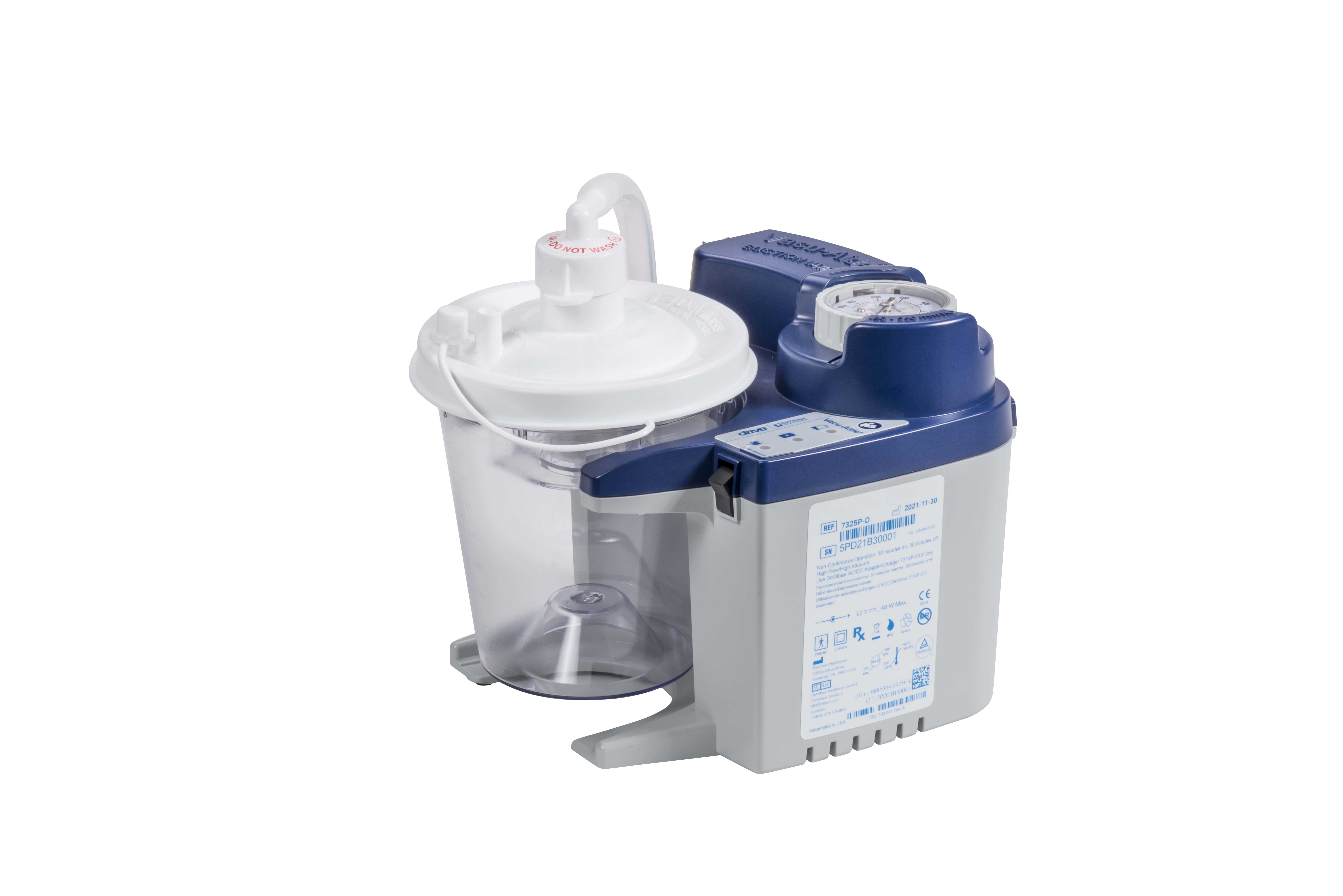 Portable Vacu-Aide Suction Machine With Lithium Batteries