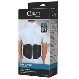 low profile back support dual pulley system