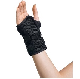 6 inches foam wrist splint aluminum stay right or left